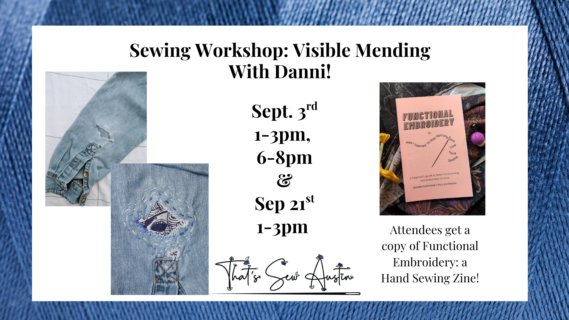 Visible Mending with Danni!♻ (Copy)