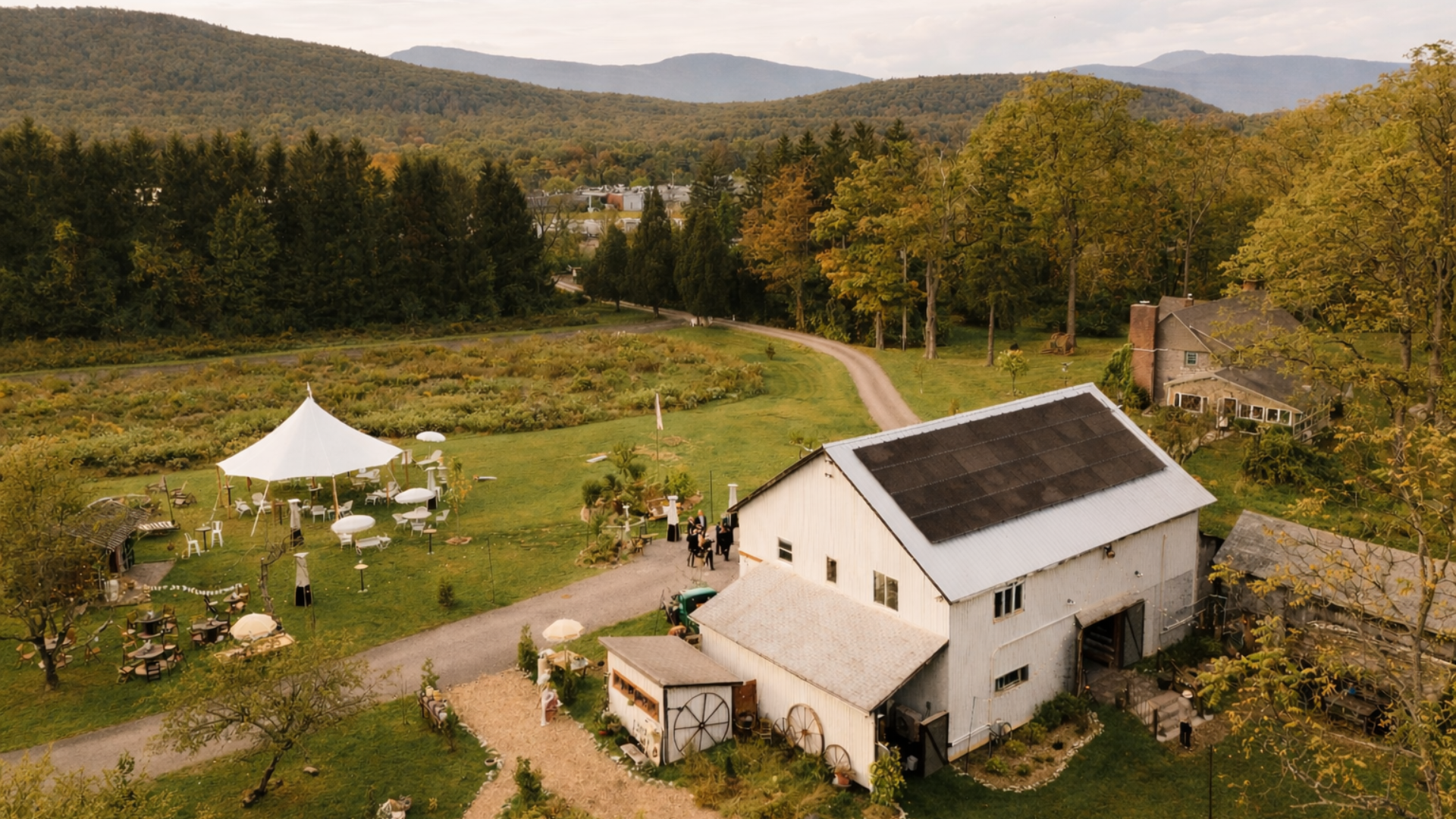 Sunset at Black Walnut Farm