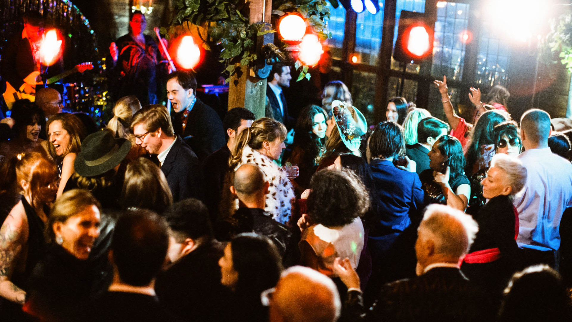 Packed Dance Floor at Black Walnut Farm 