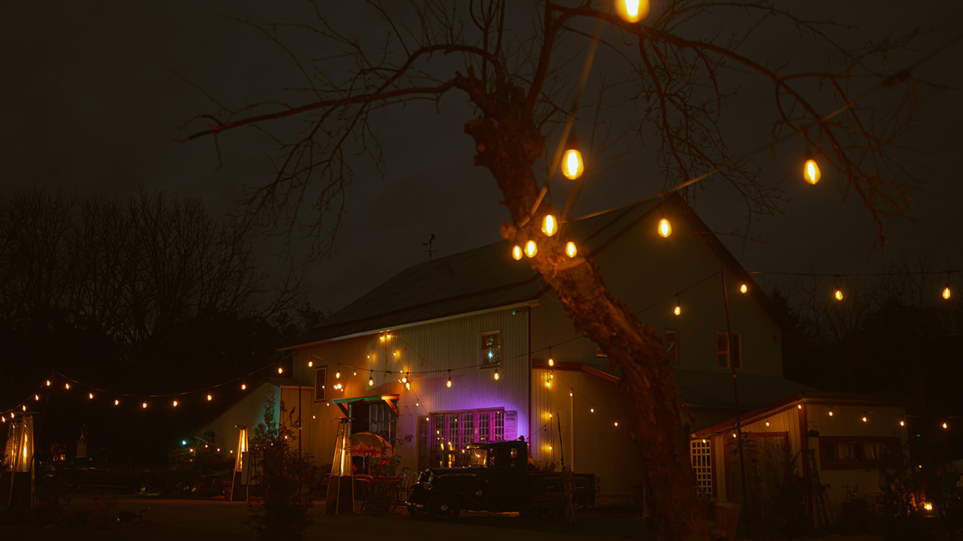 Nightfall at Black Walnut Farm