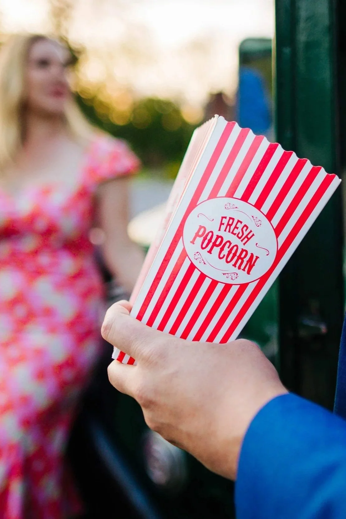 A custom popcorn bar at Black Walnut Farm 