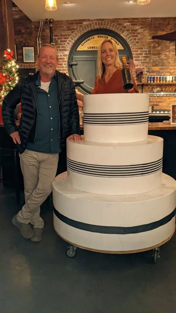 The big popout cake for retail and special events in the Metrowest, Greater Boston region