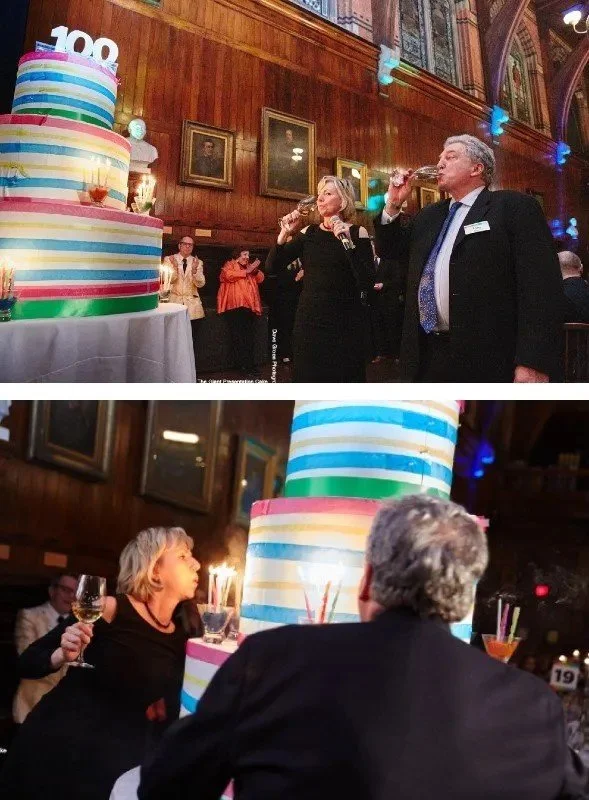 The big cake prop for big celebrations and presentations for corporate, retail and special events in the Metrowest, Greater Boston region