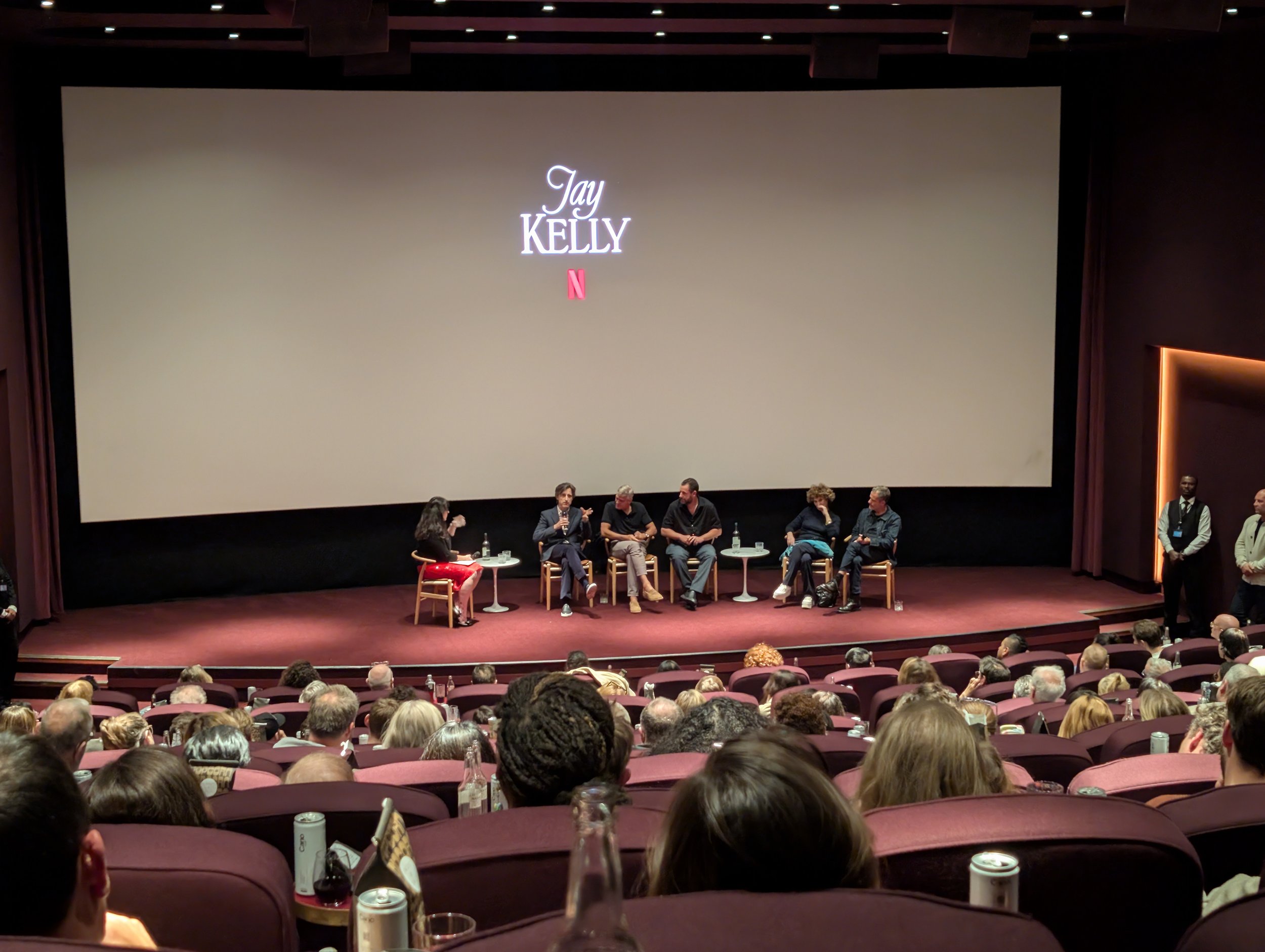 My interview with Noah Baumbach, George Clooney, Adam Sandler, Amy Pascal and David Heyman at the London Film Festival last year