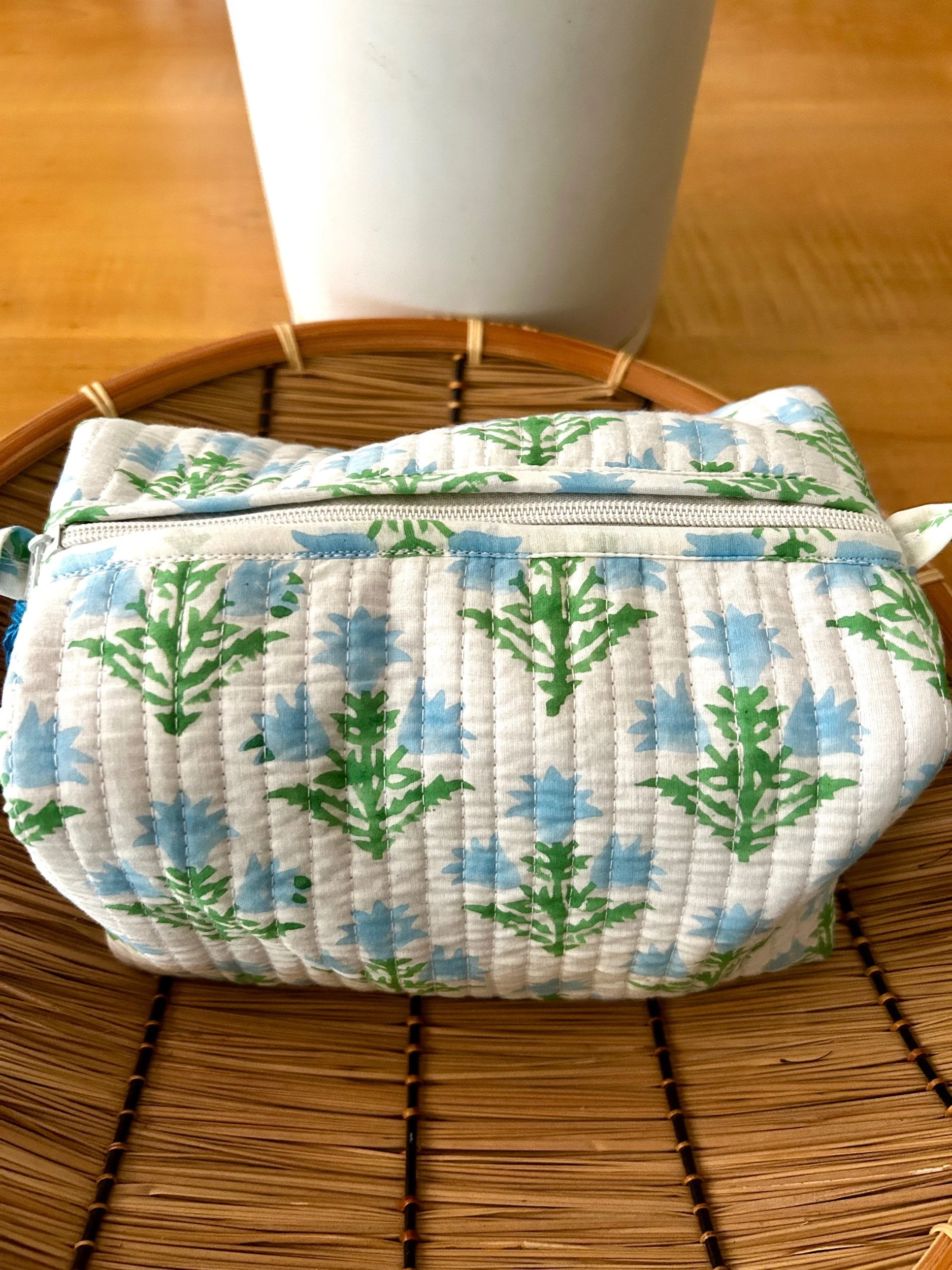 Blue Bells cosmetic pouch