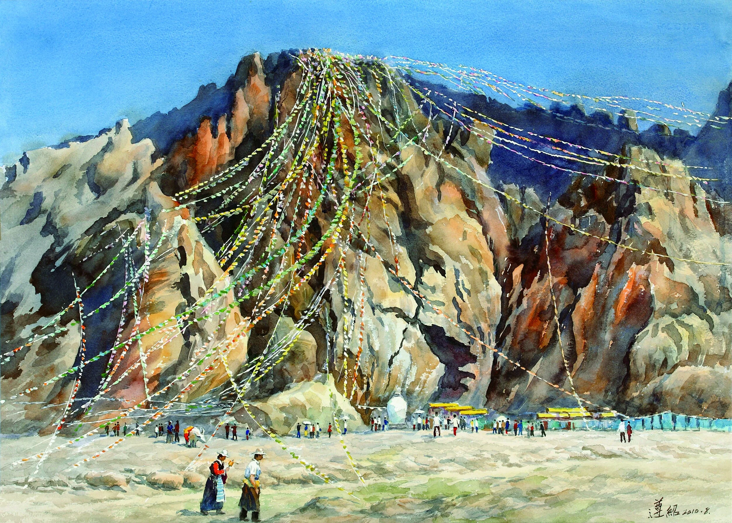 68圣山（55X76）2010.JPG
