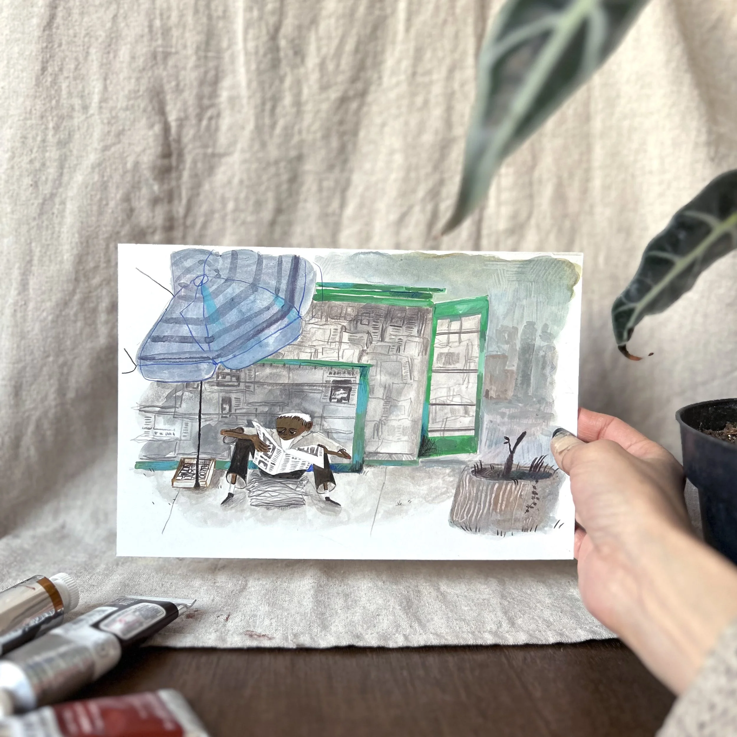 Puesto de periódicos