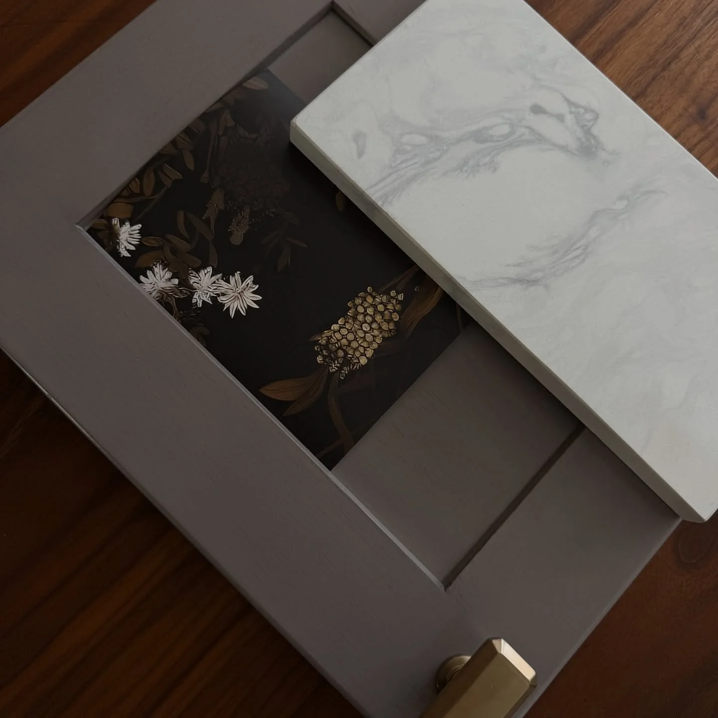 Powder room details for our Eliot build!