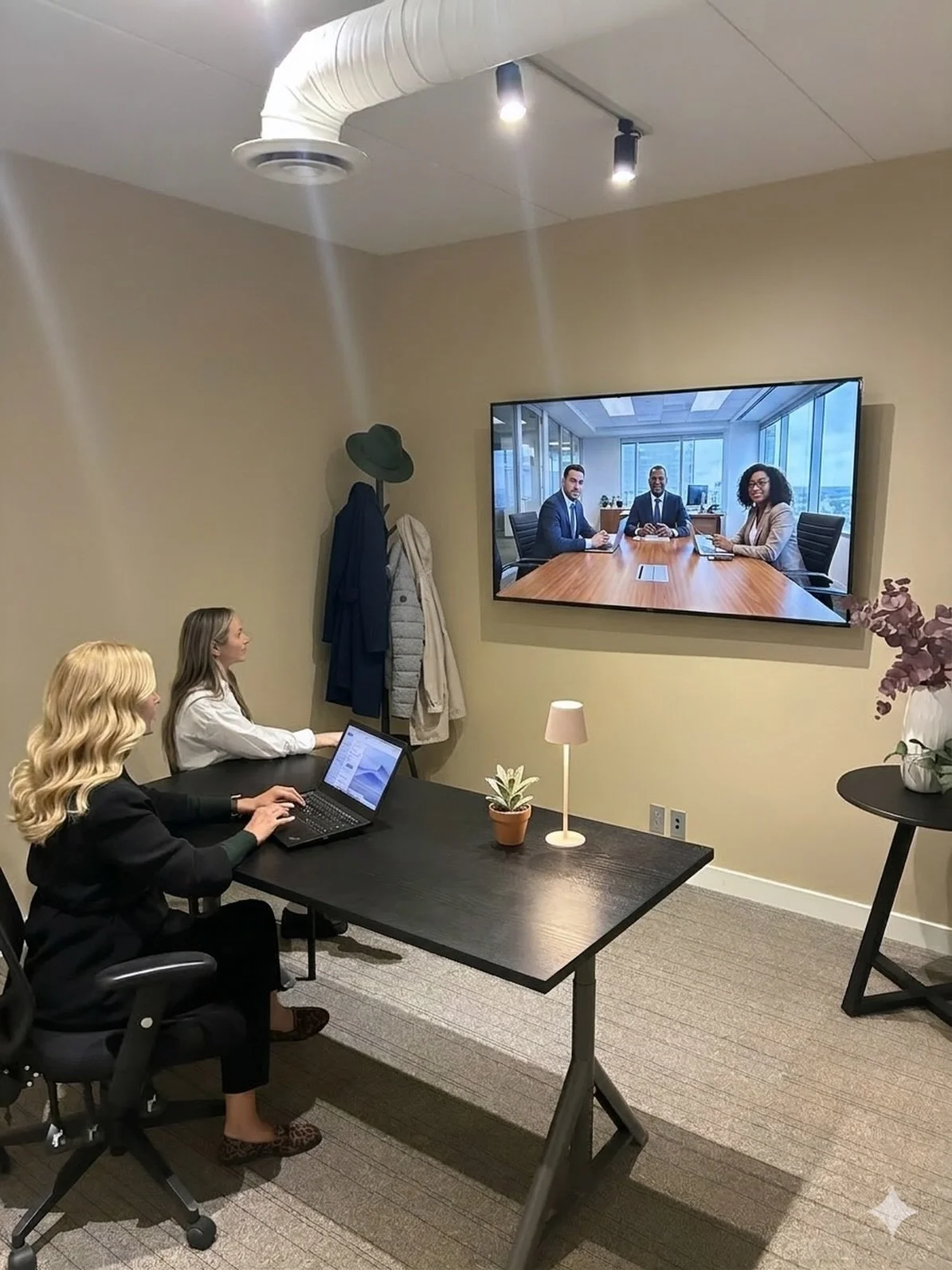 Our private office at Createful Spaces offers the perfect blend of productivity and comfort in a creative community. And we have one available in APRIL! 
Amenities include:
&bull; High-speed Wi-Fi
&bull; 24/7 secure access
&bull; Fully furnished work