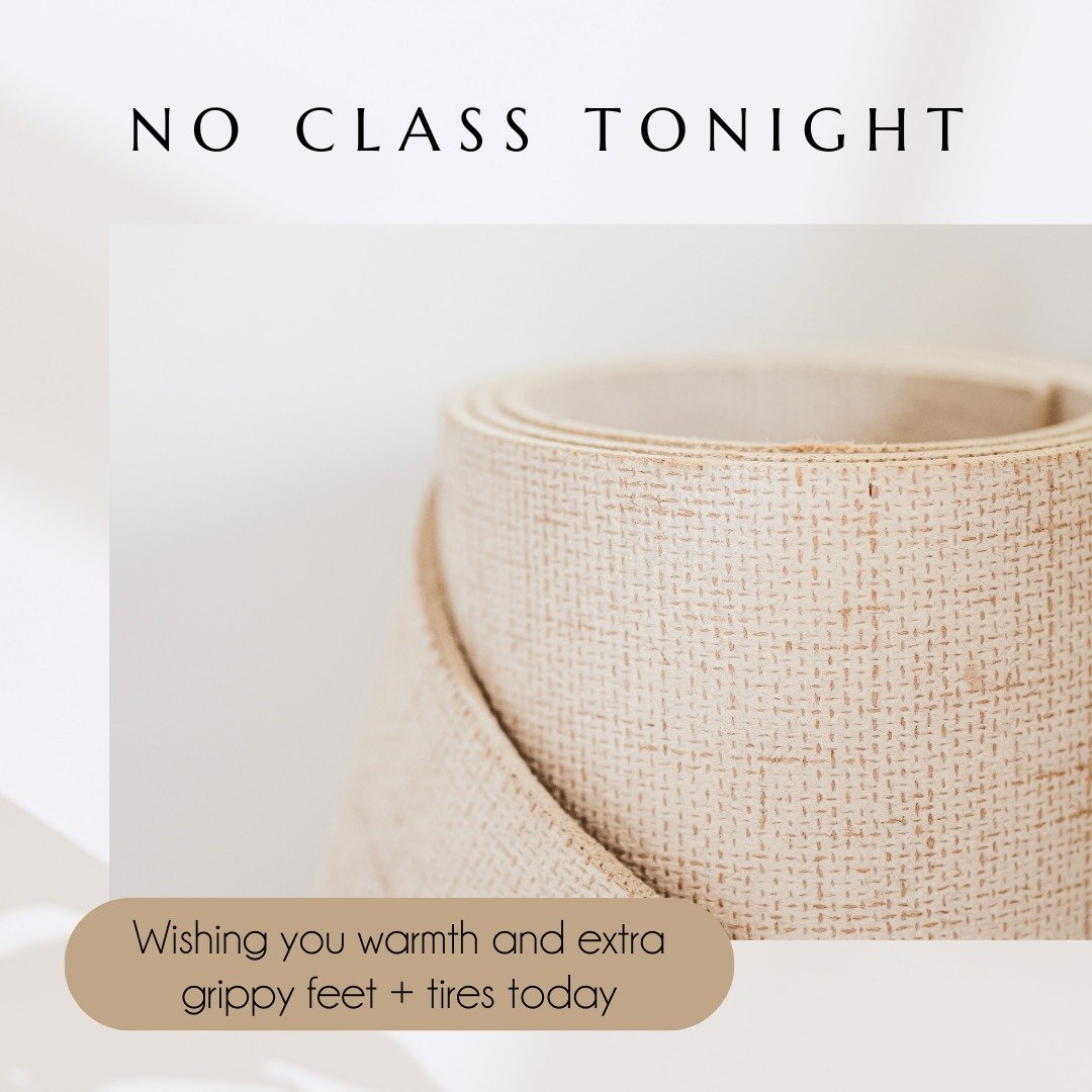 "Probably a good a idea. But I don't have to like it. Stay safe." - L

I agree whole heartedly L. 

Hope to see you next week for some mindful, balanced movement. (Register ahead with the link in bio)💛