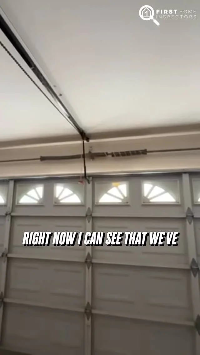 Check out this video to learn about some defects we see in garage doors. #lasvegas #homeinspection #lasvegashomeinspector #lasvegasrealestate #homeinspectorlasvegas