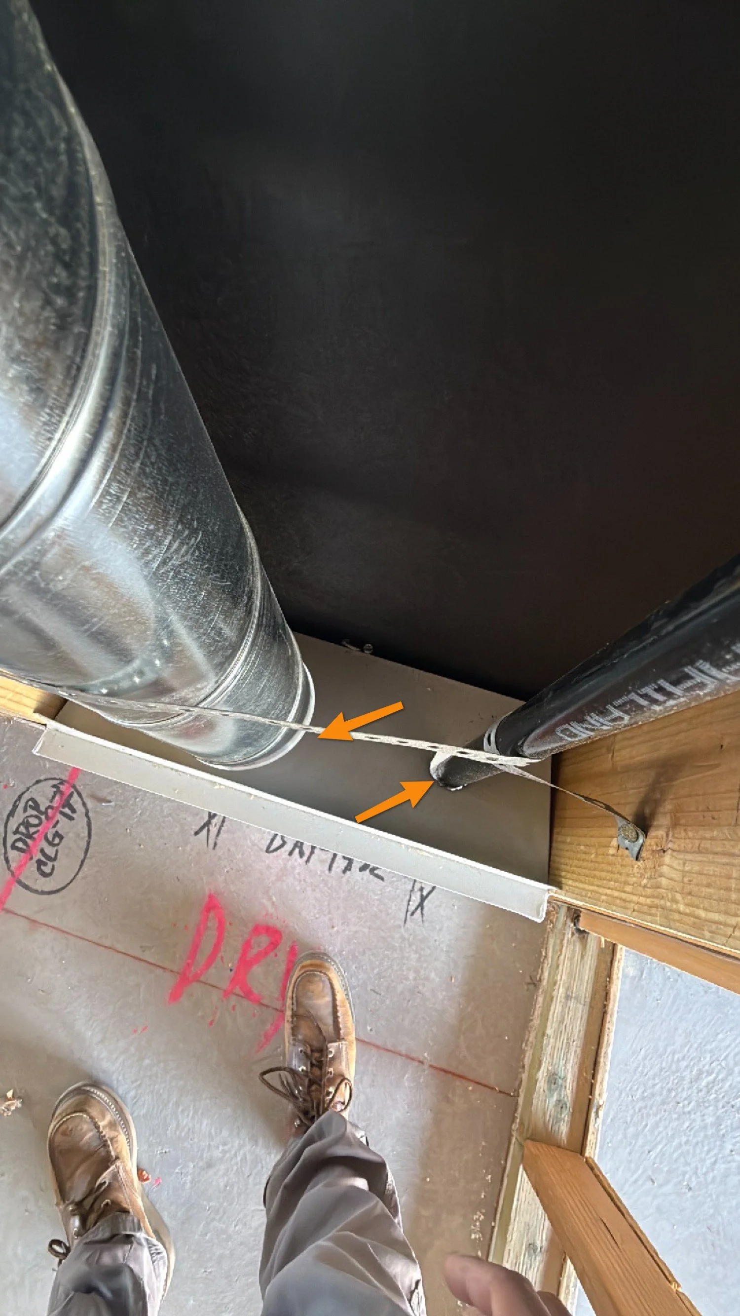 Sealing Gaps Around Dryer Ducts and Gas Lines