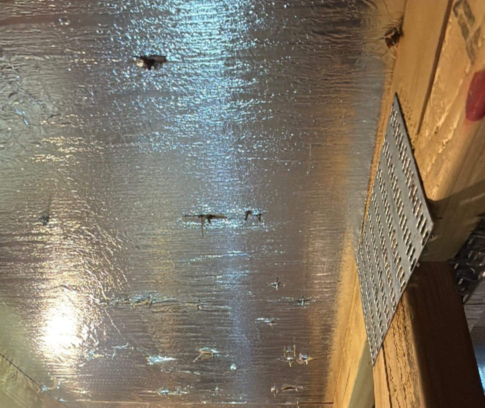 Loose Radiant Barrier in a New Las Vegas Home