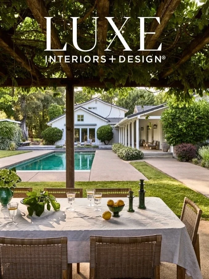 I&rsquo;m so pleased to share our Healdsburg project, completed last year, now seen in this month&rsquo;s @luxemagazine. 

The property speaks for itself - an expansive grass lawn sprinkled with old towering trees, a fruit orchard, and Dry Creek runn