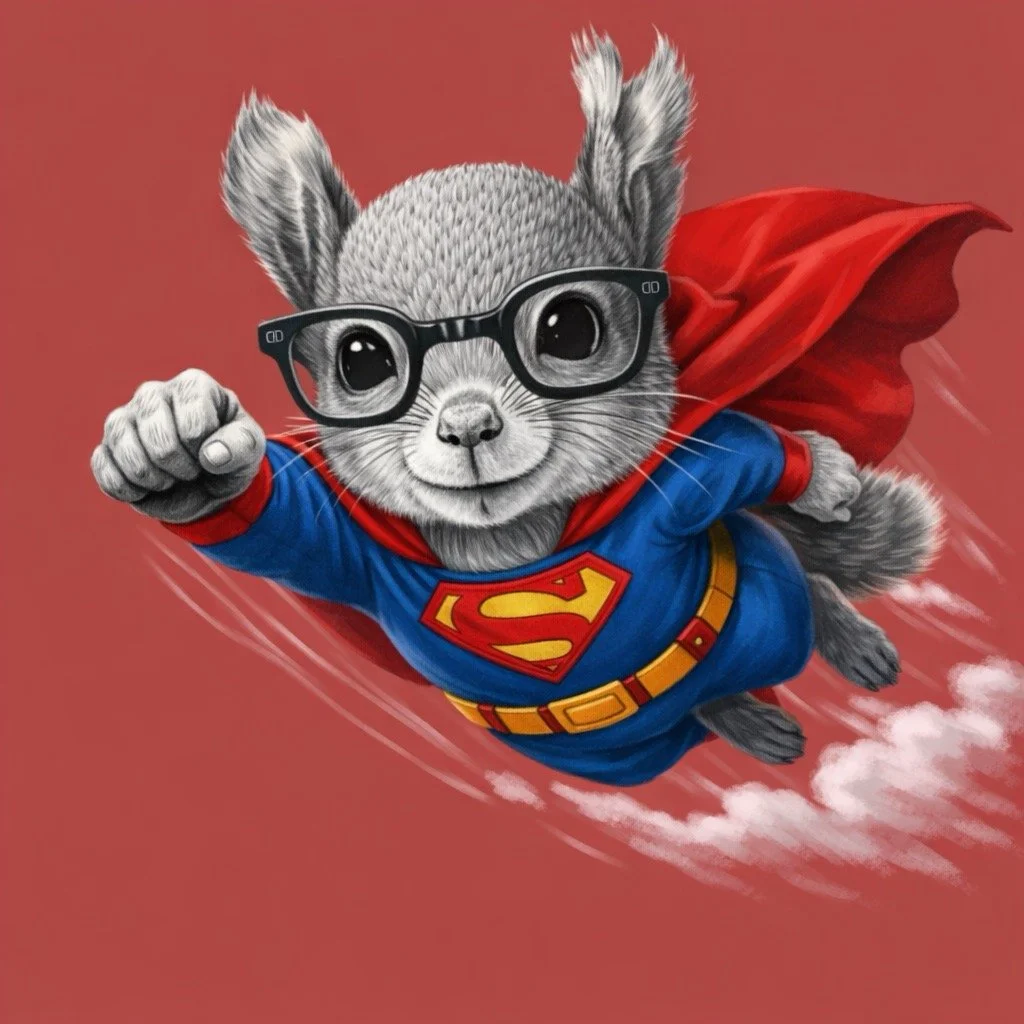 An ADHD hero? Hardly. A proud Wise Squirrel, hell ya!