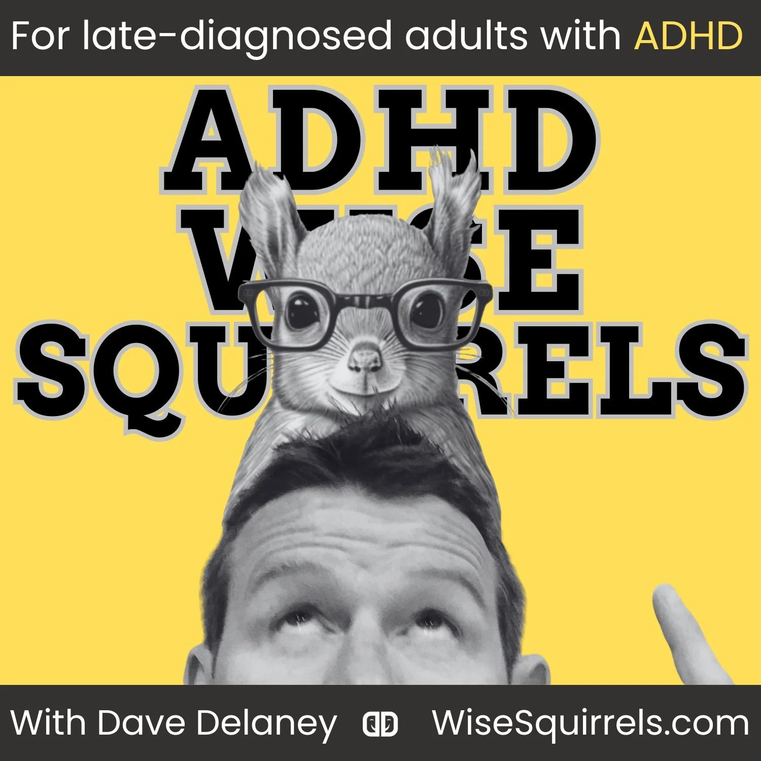 ADHD Wise Squirrels Podcast for late-diagnosed adults with ADHD.