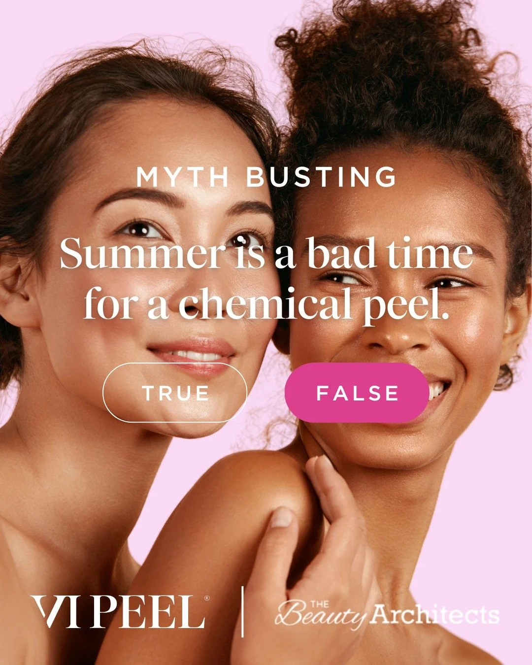 ☀️ We&rsquo;ve got good news&mdash;VI Peel&reg; is officially a summer essential!

You may have heard that chemical peels and sunshine don&rsquo;t mix, but here&rsquo;s the truth: VI Peel&reg; is safe and effective all year round, even during those s