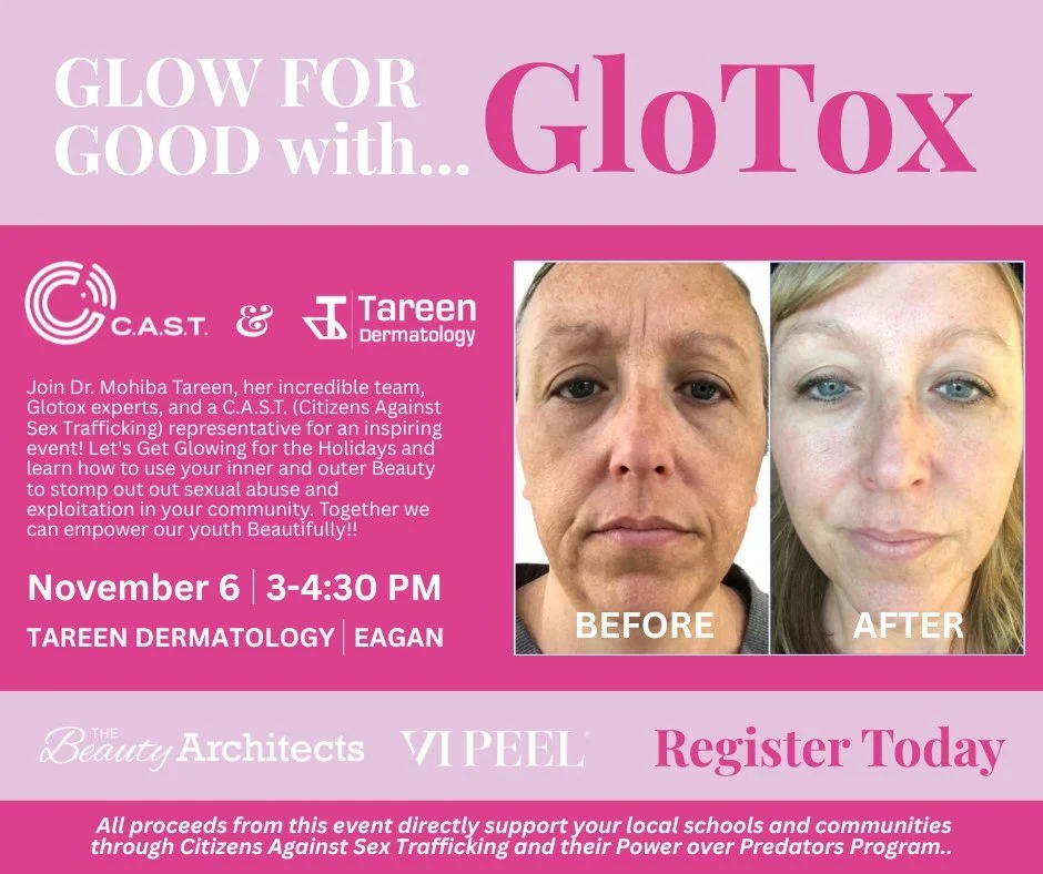 Glow for Good ✨Because when beauty gives back, everyone shines brighter. 🌟

🔗 Find the registration link in our Linktree

💖  All proceeds from this event directly support your local schools and communities through Citizens Against Sex Trafficking,