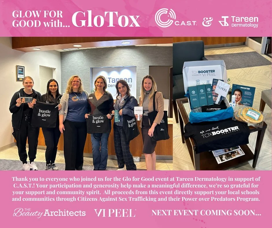 Thank you to everyone who joined us for the Glo for Good event at @tareendermatology in support of @cast_mn! Your participation and generosity help make a meaningful difference, we&rsquo;re so grateful for your support and community spirit. All proce