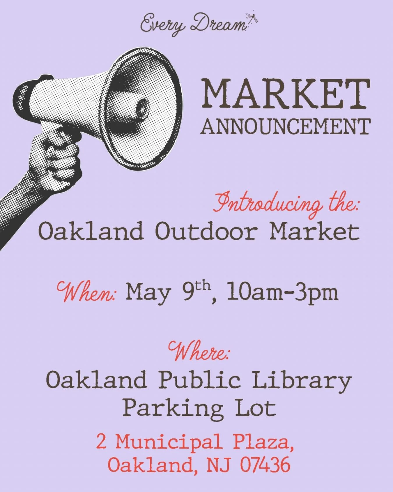 MAY MARKET ANNOUNCEMENT! 📣🛍️✨

Hope to see some of your wonderful faces there! 

#smallbusiness #vendorshow #craftshow #shoplocal #shopsmall