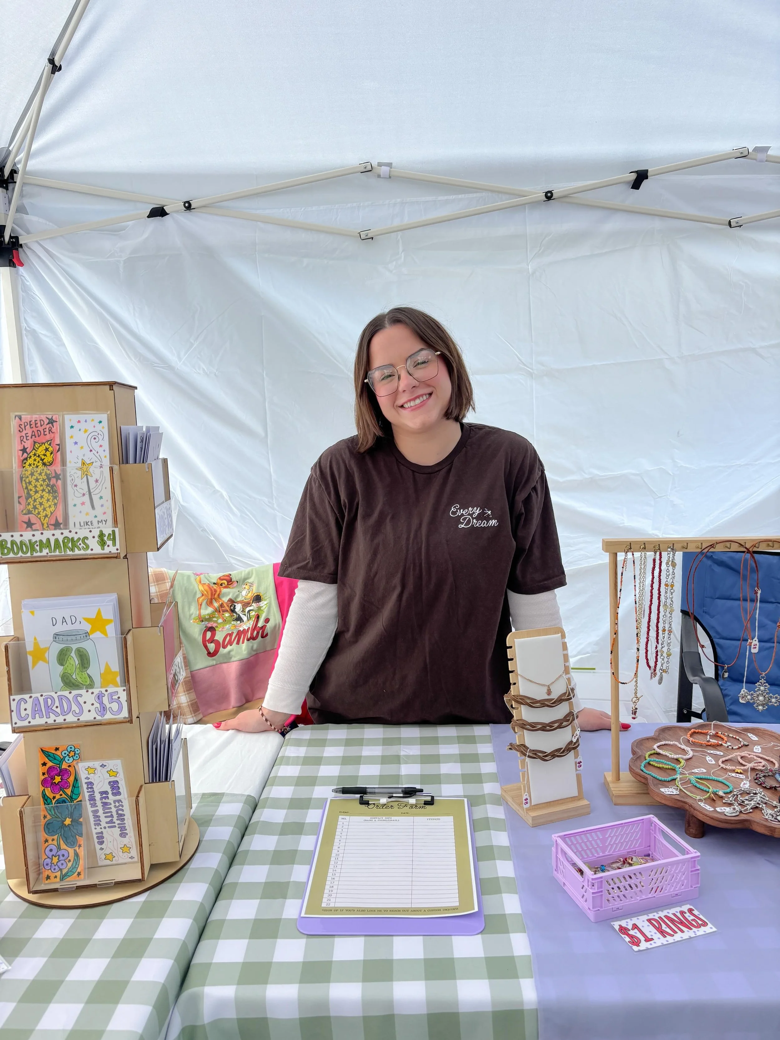 Such a wonderful day at the Oakland Outdoor Market! Can&rsquo;t wait to come back! 🩷✨

#MeetYouAtTheOaklandMarket #ArtsInOakland #OaklandNJ  #BoroughOfOaklandNJ #HandmadeandUnique