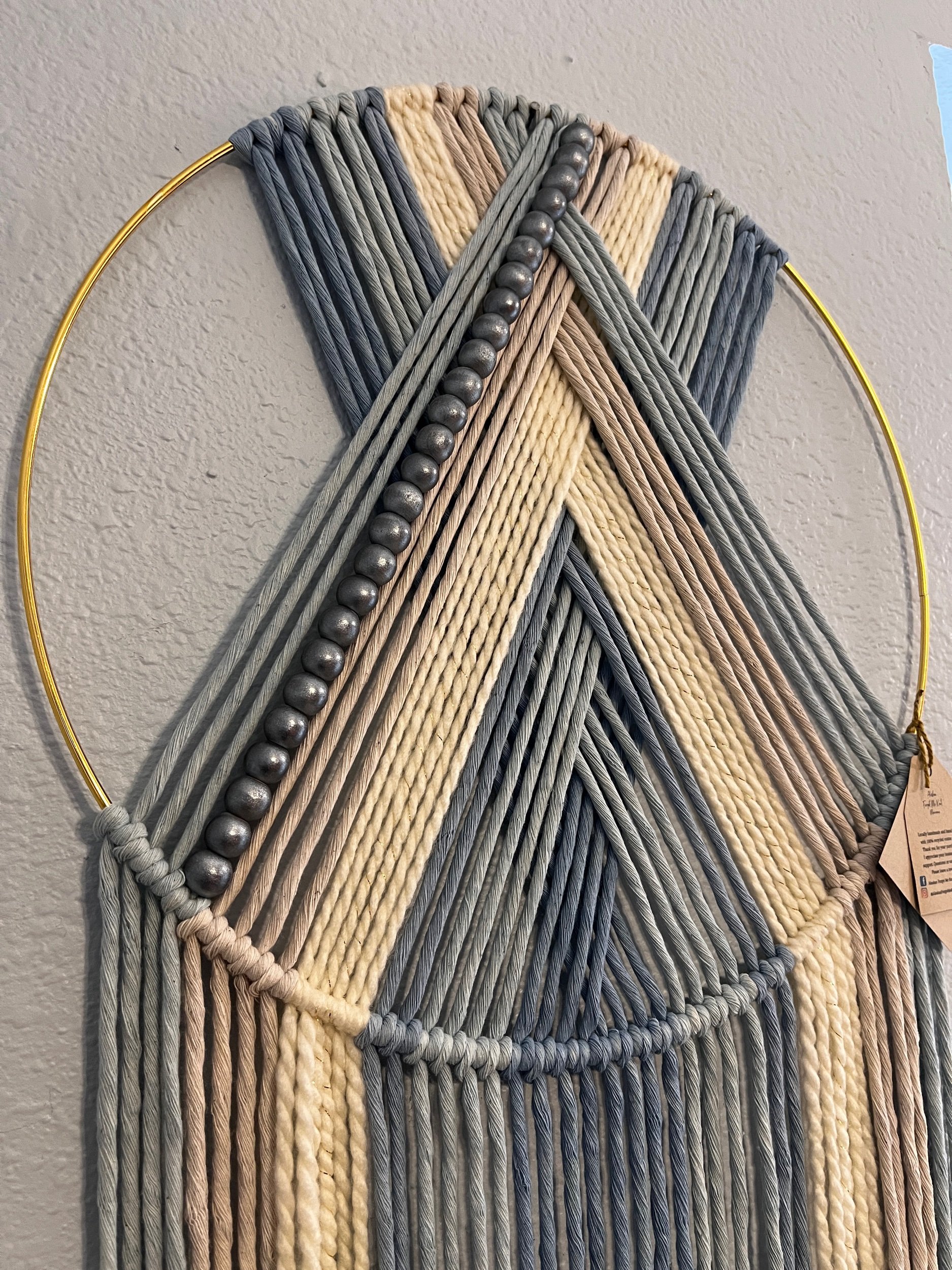 Disney Princess Cinderella macrame hoop wall hanging