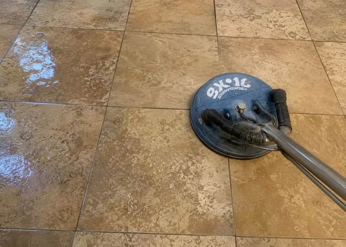 DC's cleaning tile floors