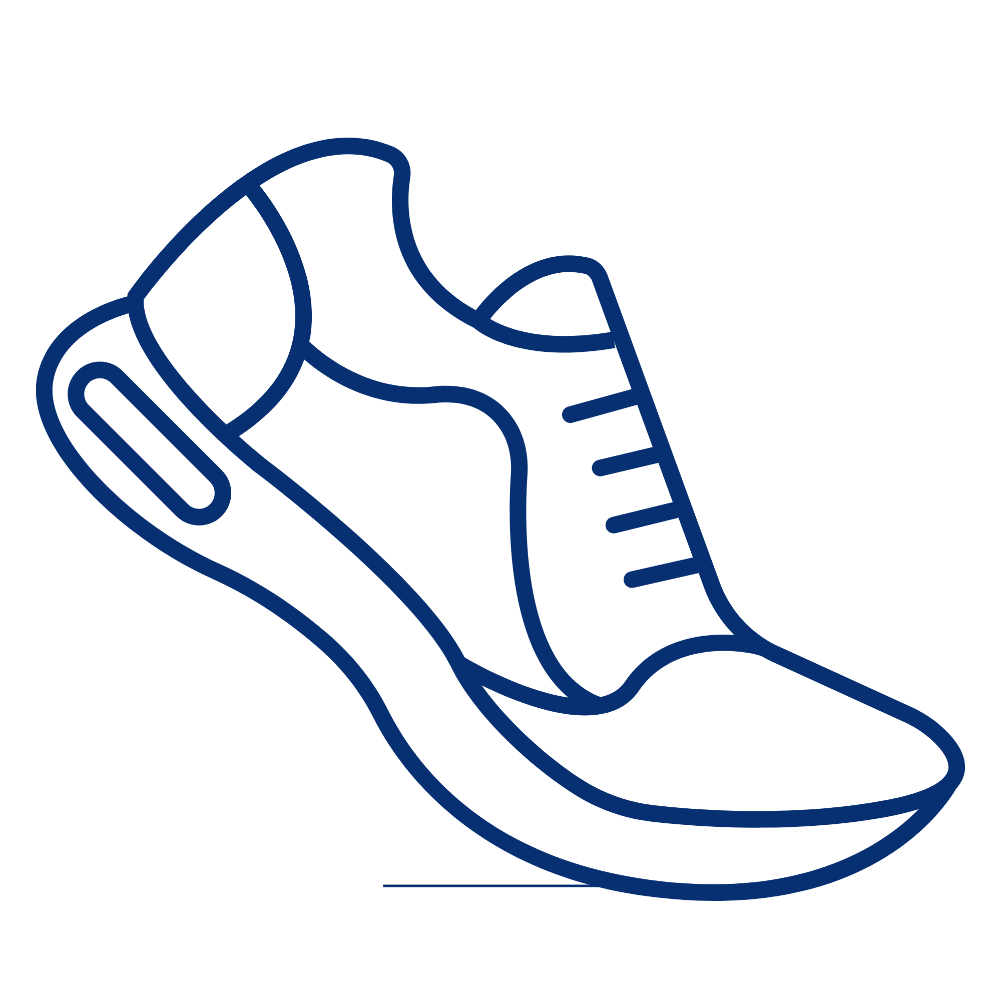 A neon blue outline of a hand holding a crumpled dollar bill.