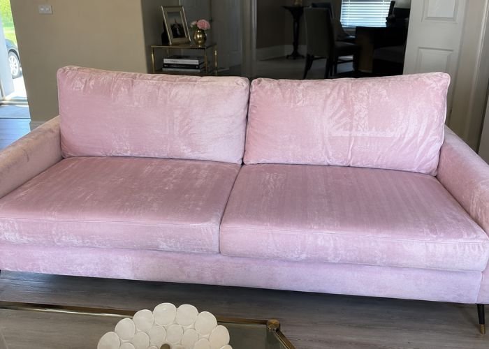 Cleaned couch by DCs