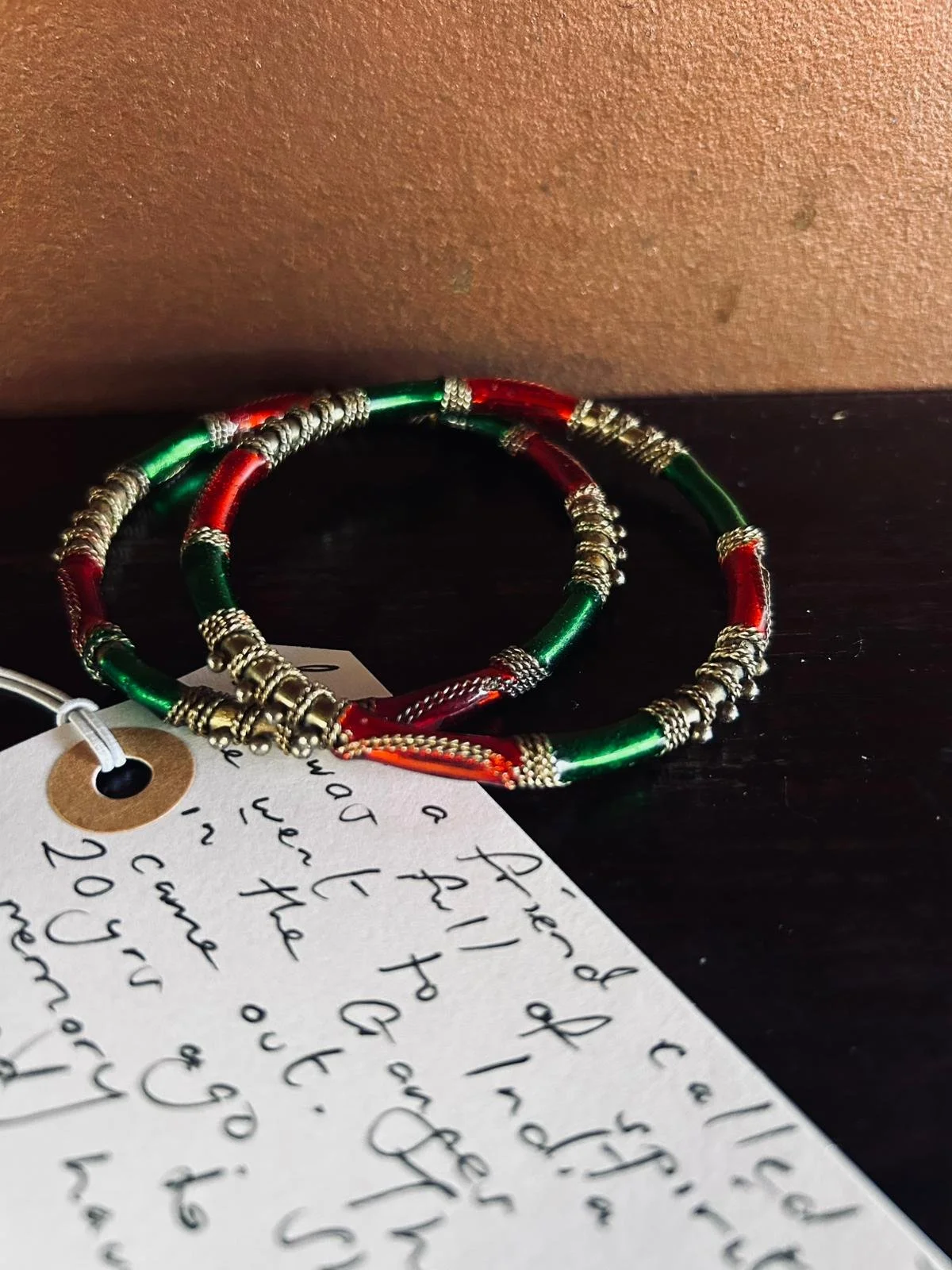 Red and Green Bracelet