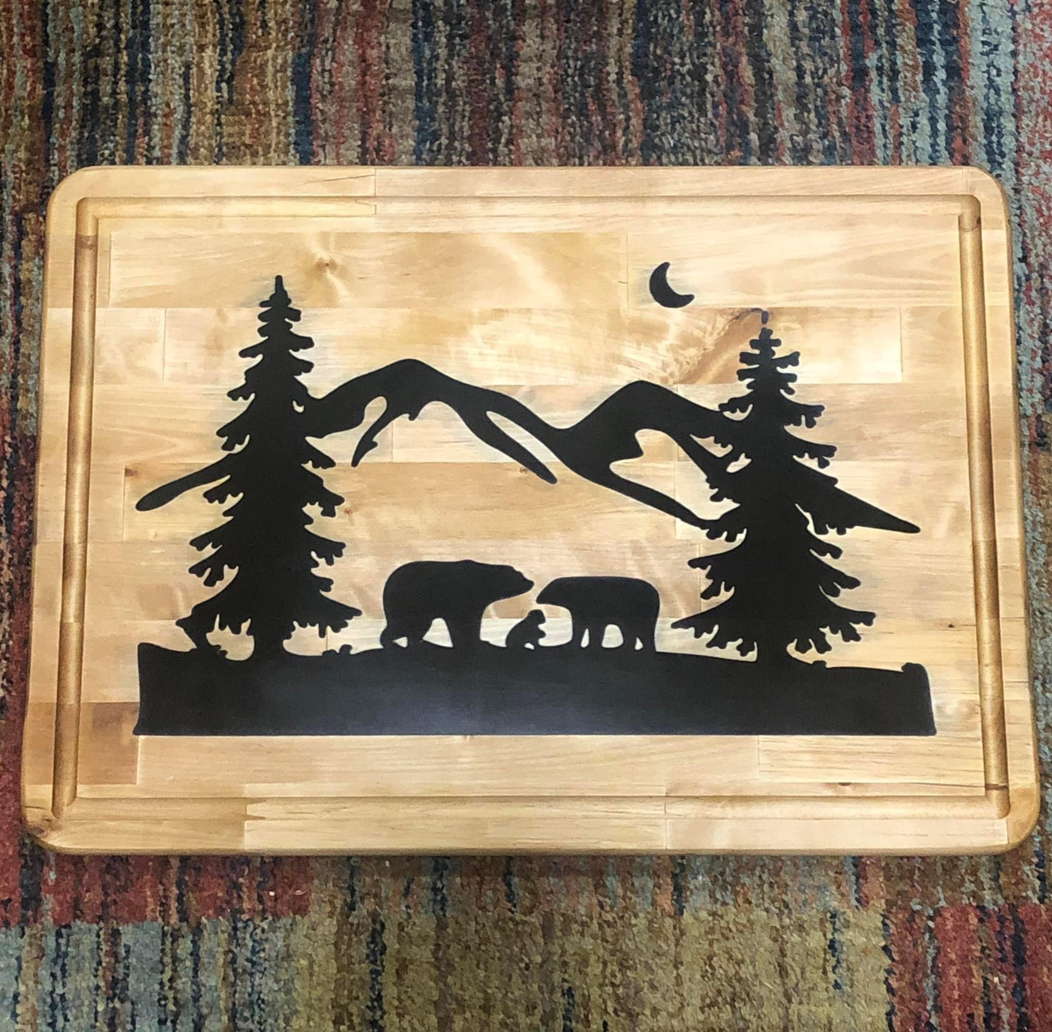 Cutting Board with Resign inlay