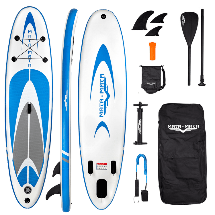 Blue Stream 10 foot Stand Up Paddle Board with Premium SUP Accessories