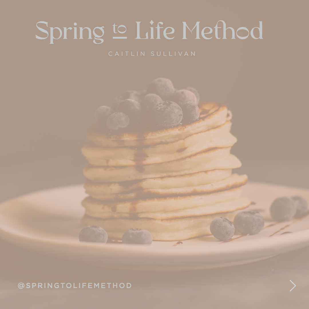 Lavender cardamom pancakes