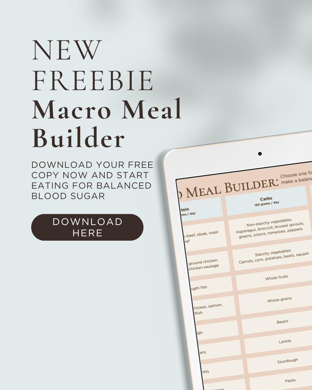 Macro Meal Builder