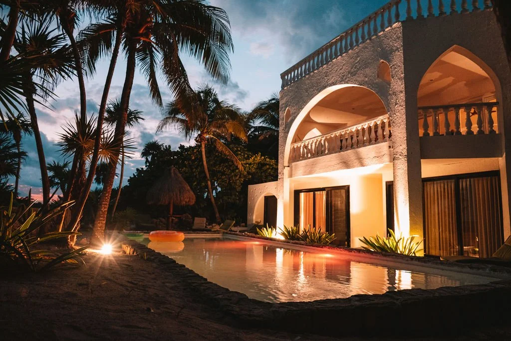 Villa by night