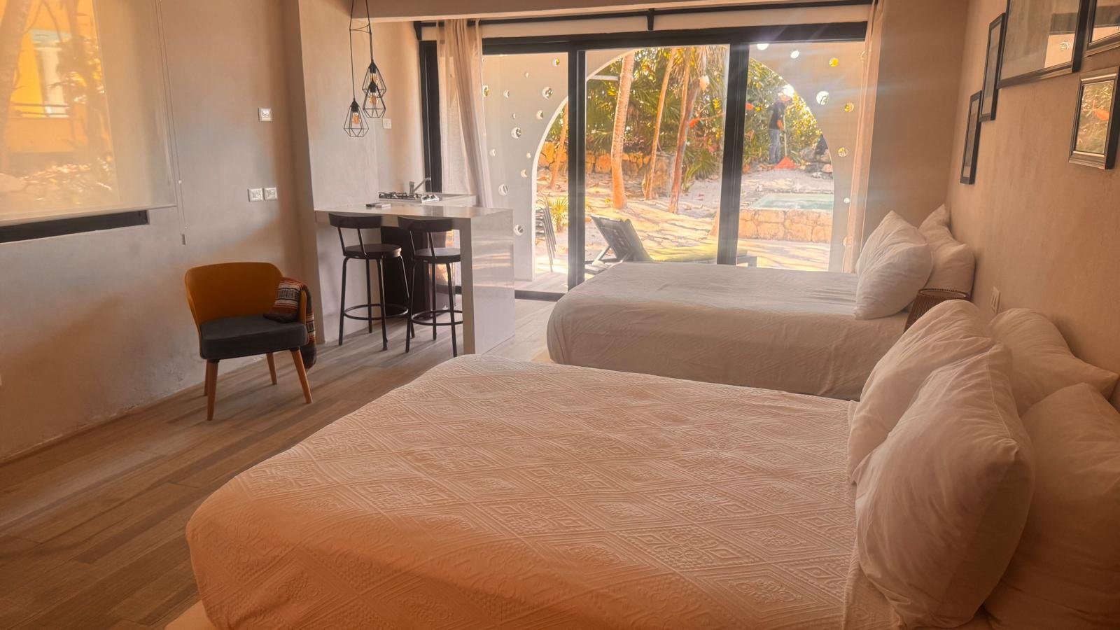 Beachfront double room