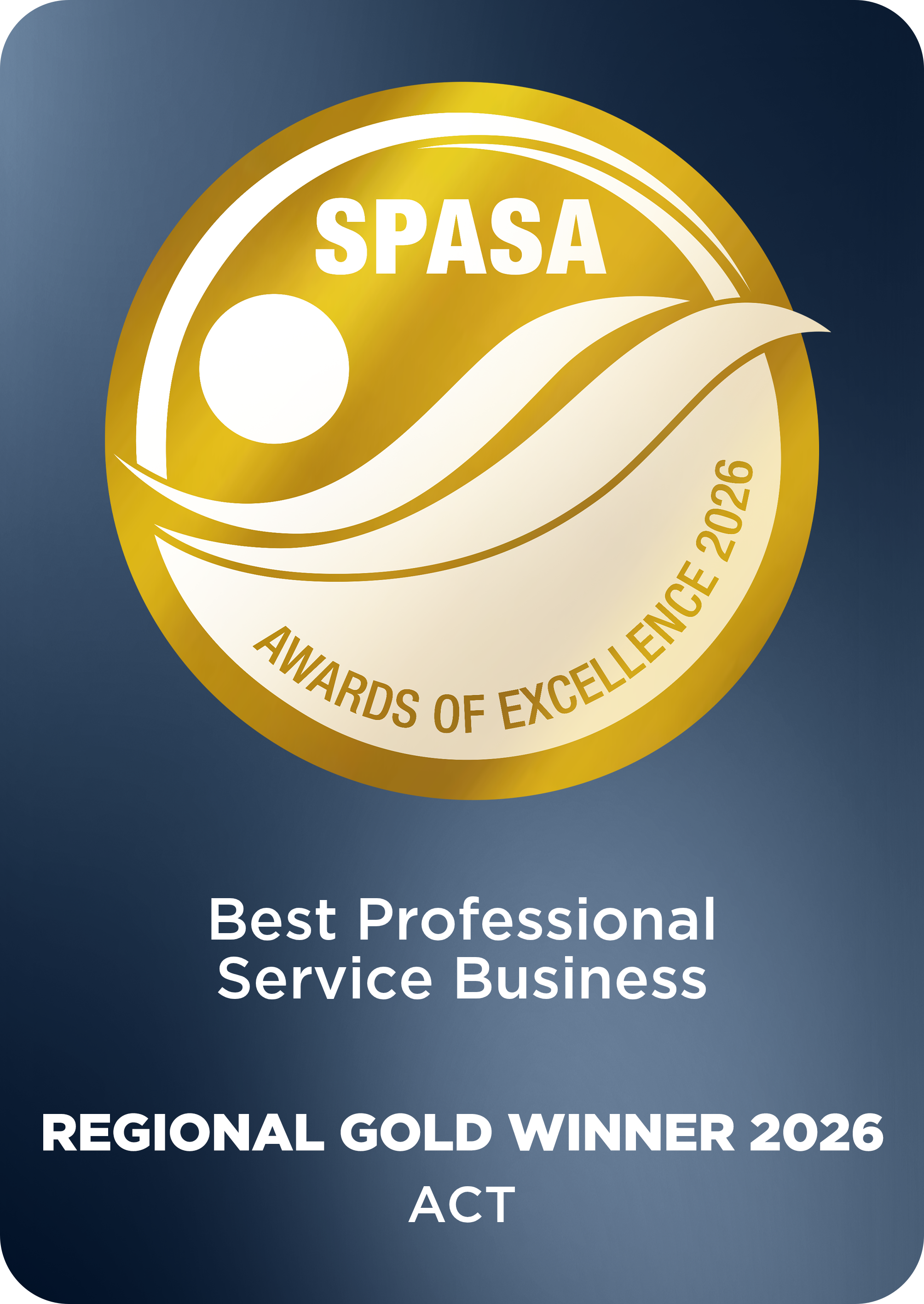 2026 SPASA ACT Awards of Excellence - Best Professional Service Business