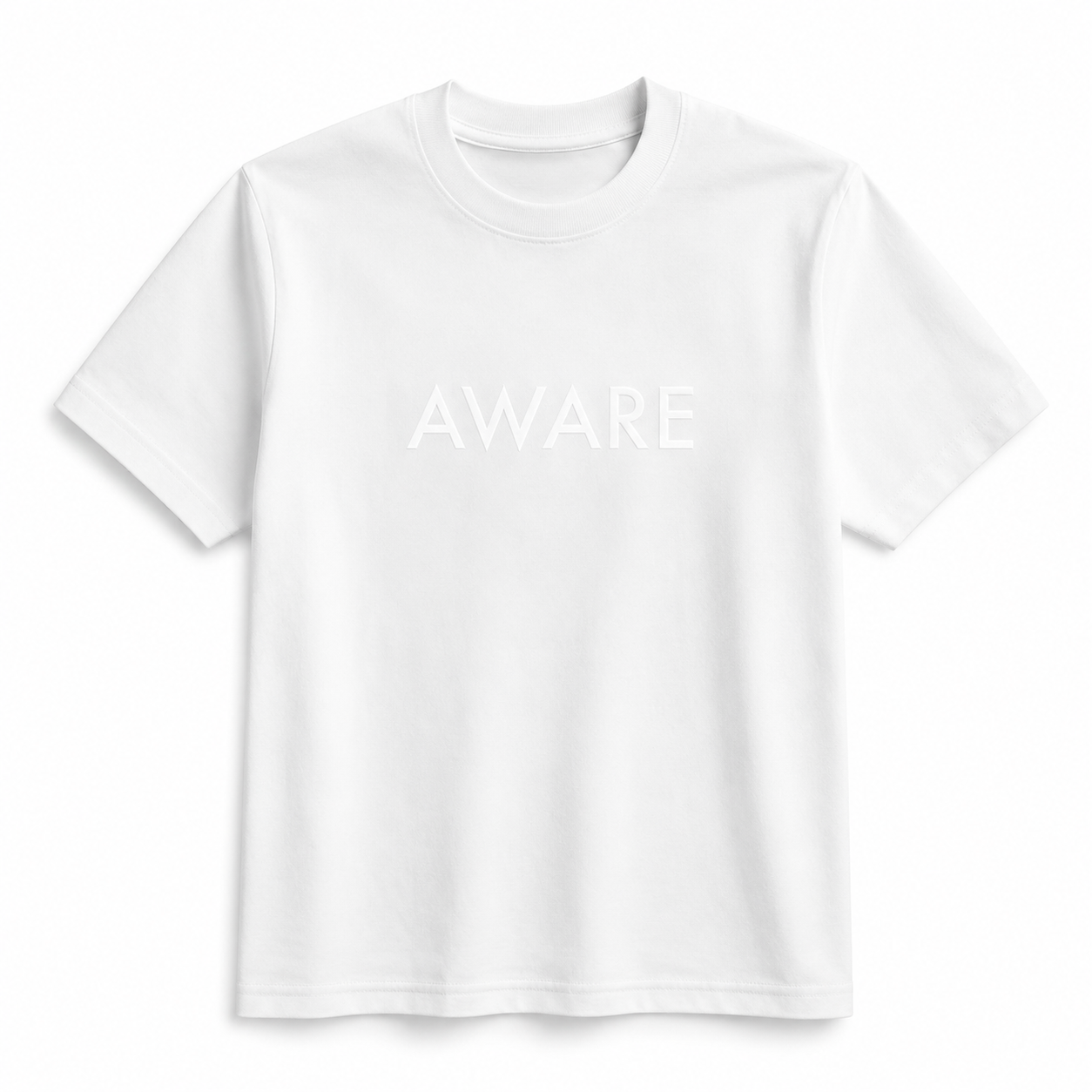 White Aware T-shirt