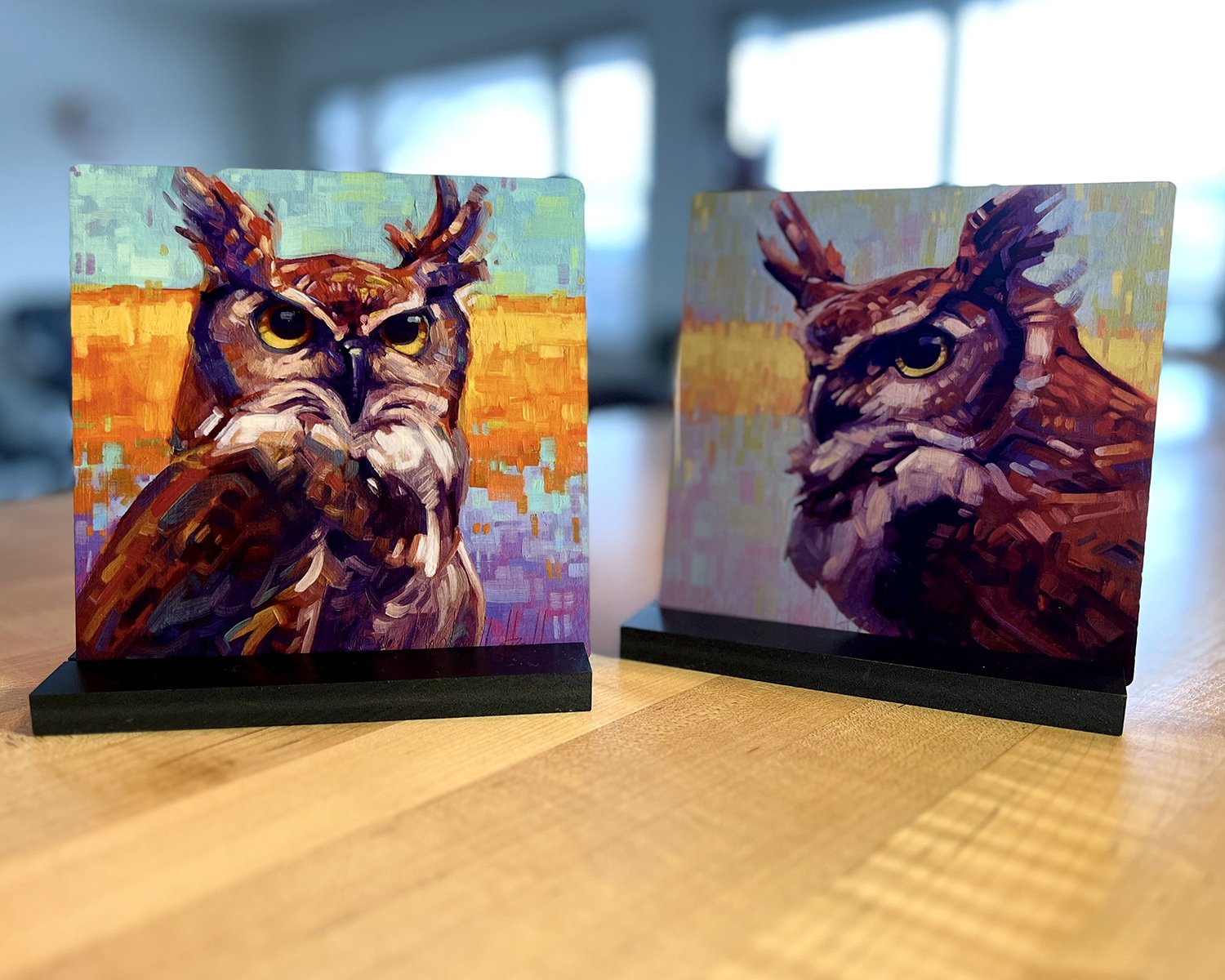 "Night Owls" Metal Print Singles & Set