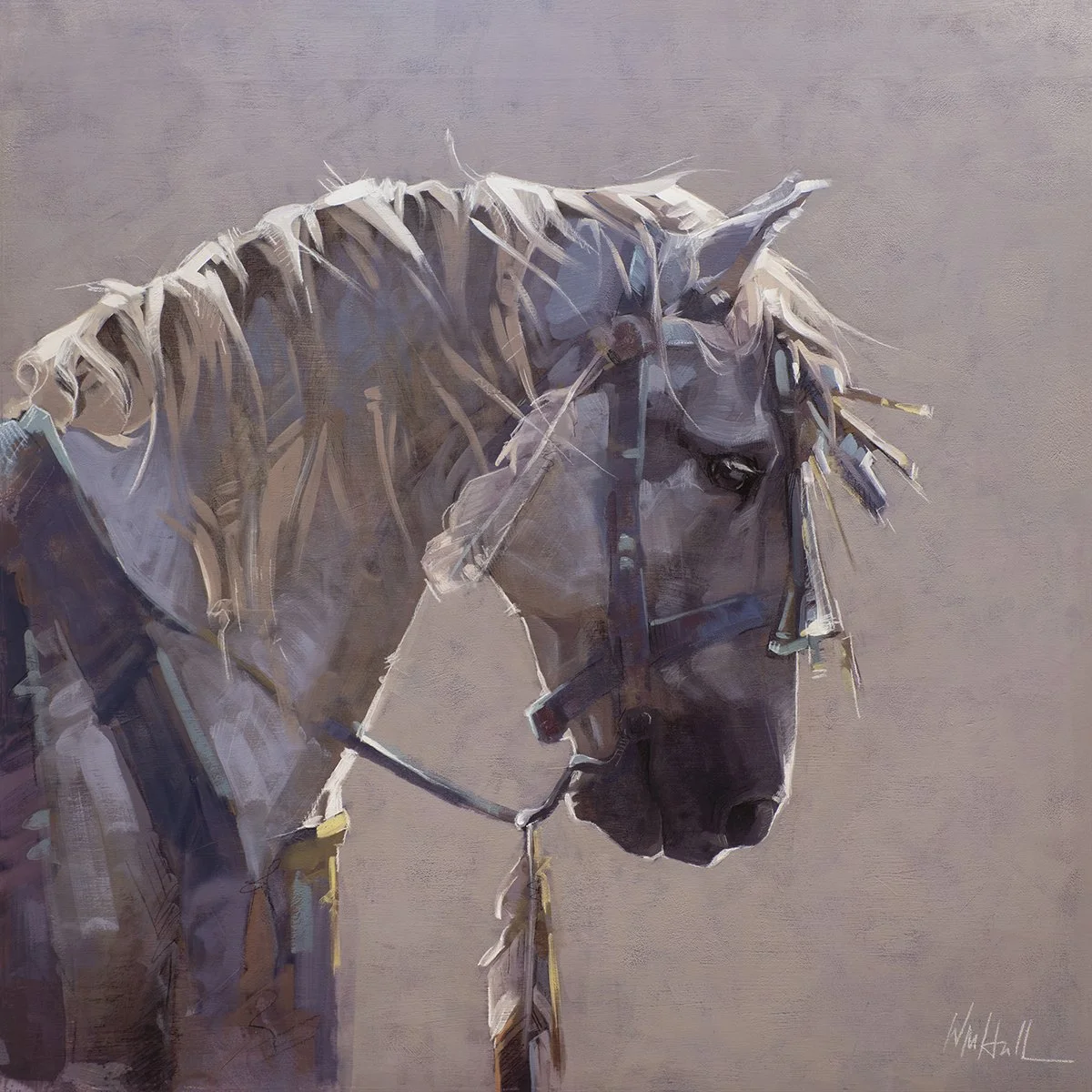 White Feather 6” x 6” Tabletop Print