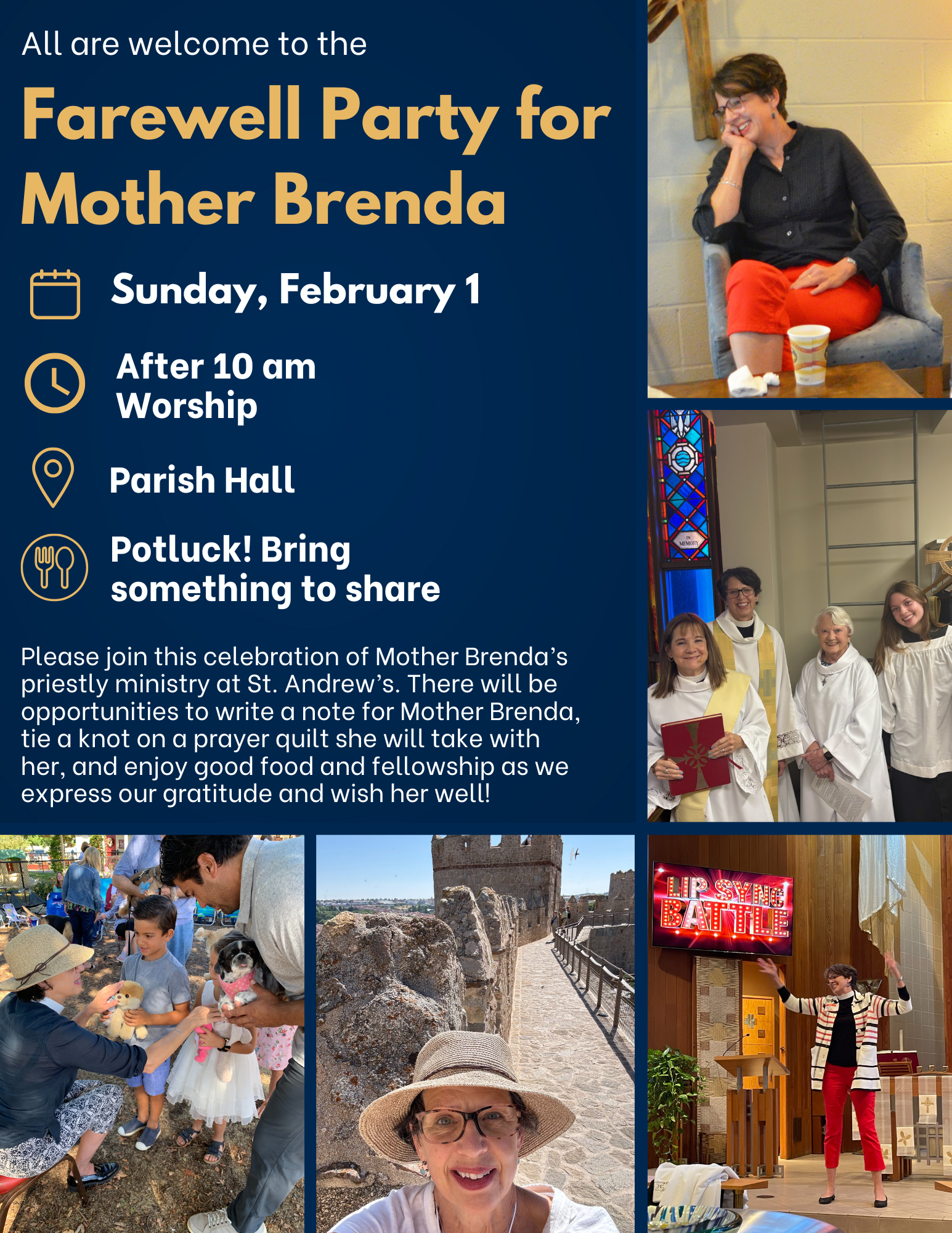 Mother Brenda’s Farewell Party