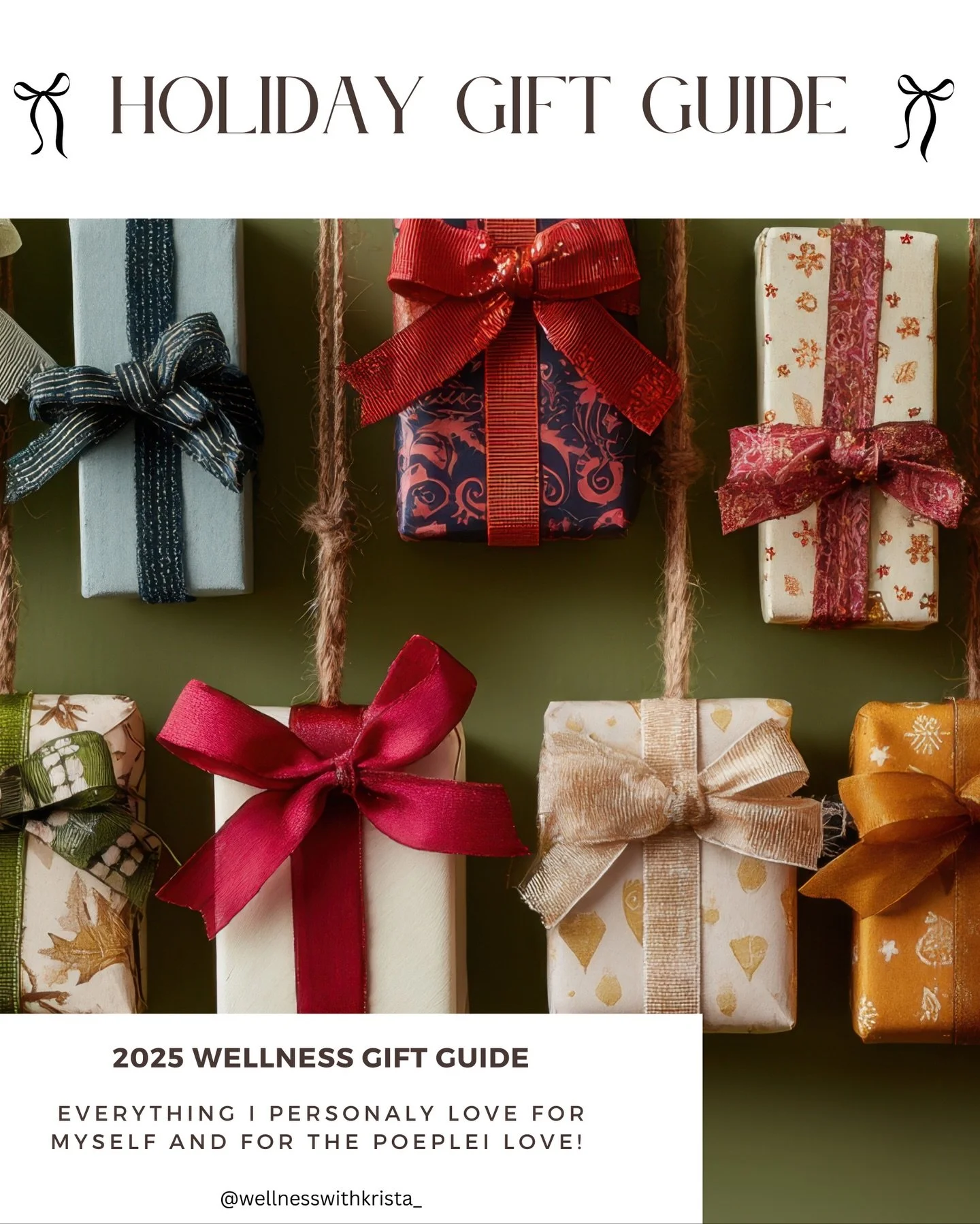 My 2025 Wellness Holiday Gift Guide is here, and it&rsquo;s full of things I actually use, love, and swear by. If she&rsquo;s into wellness, she needs these &hellip;.

✨Comment &ldquo;GIFT&rdquo; and I&rsquo;ll DM you the full guide with shop links +