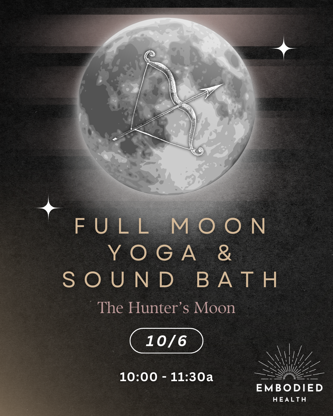 Full Moon Yoga & Sound Bath: The Hunter's Moon