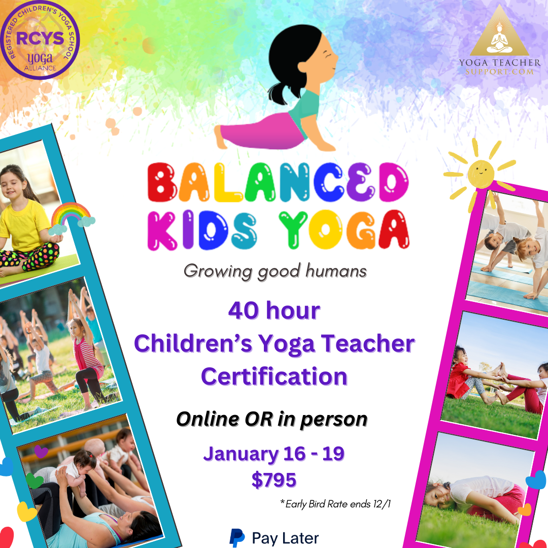 Balanced Kids Yoga Teacher Training