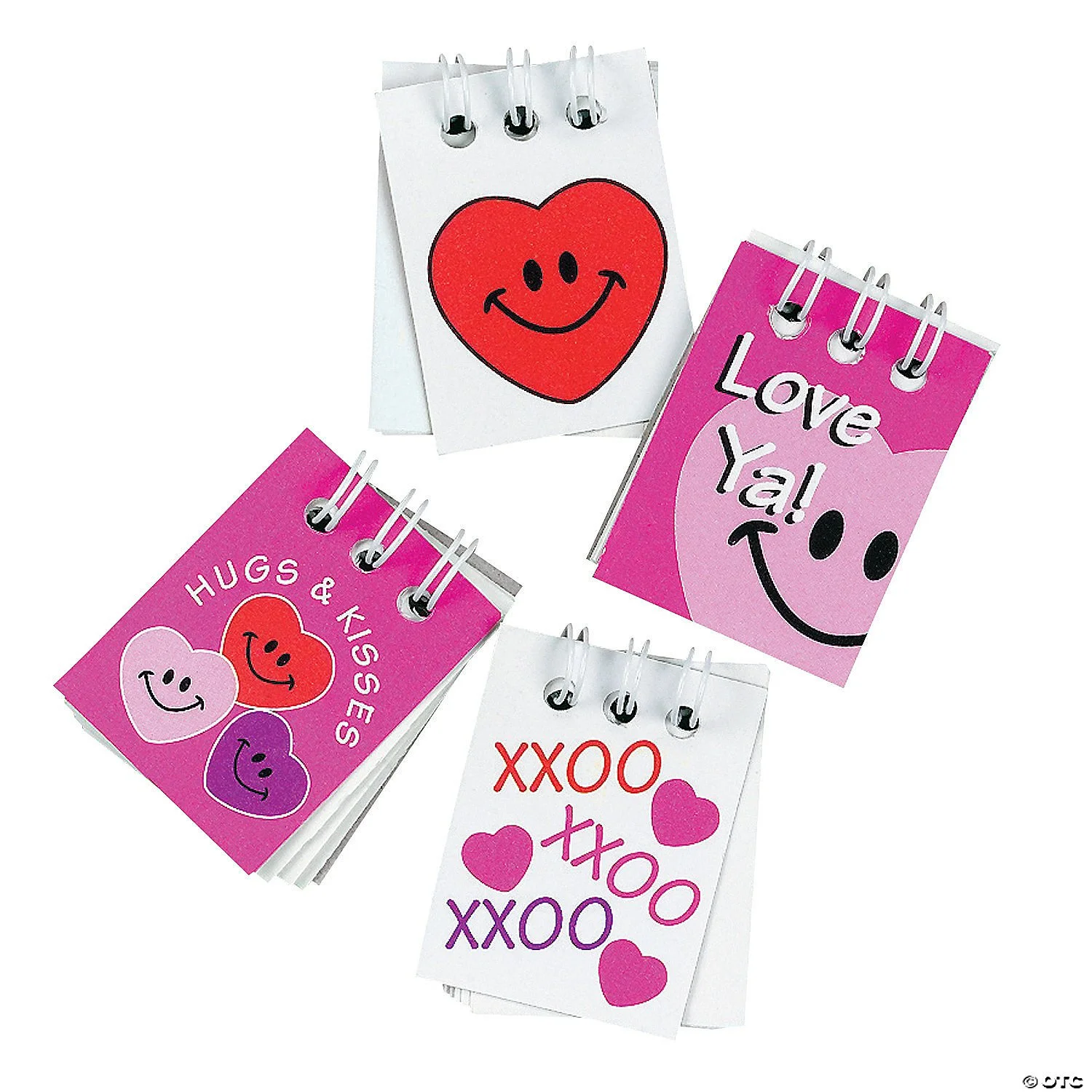 Mini Valentine Spiral Notepads