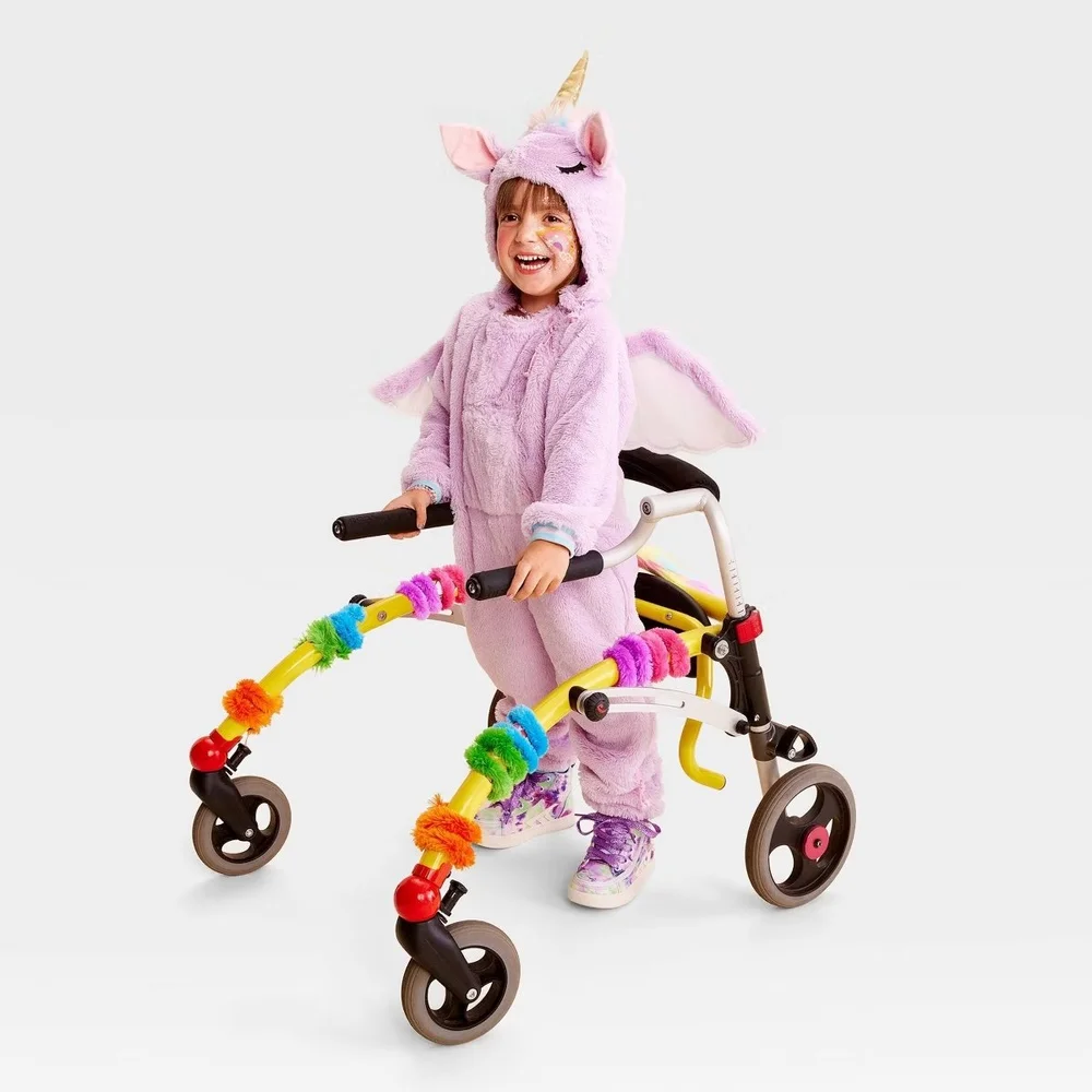 Kids' Unicorn Adaptive Halloween Costume Jumpsuit - Hyde and EEK! Boutique™ Purple