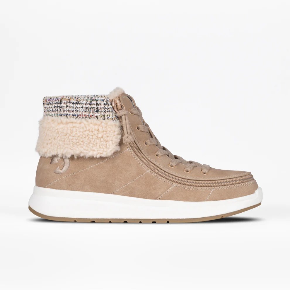 BILLY Women's Comfort Cuff High Top - Sand