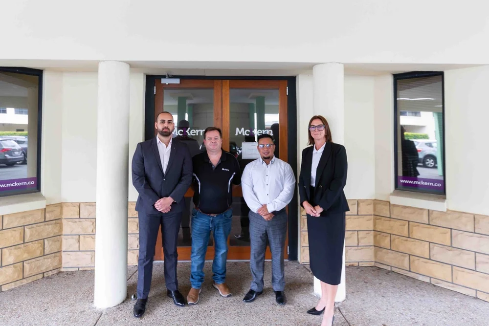 Damien McKern and the financial planning team