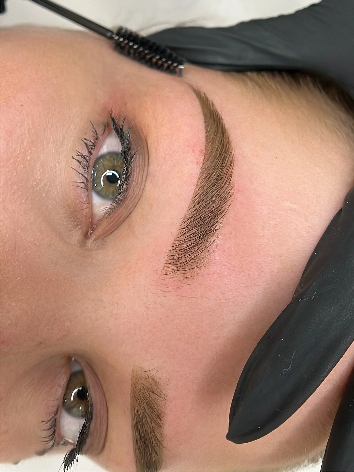 Powder brows 🤍☁️ #darkblond #chicagobrows #chicagopowderbrows