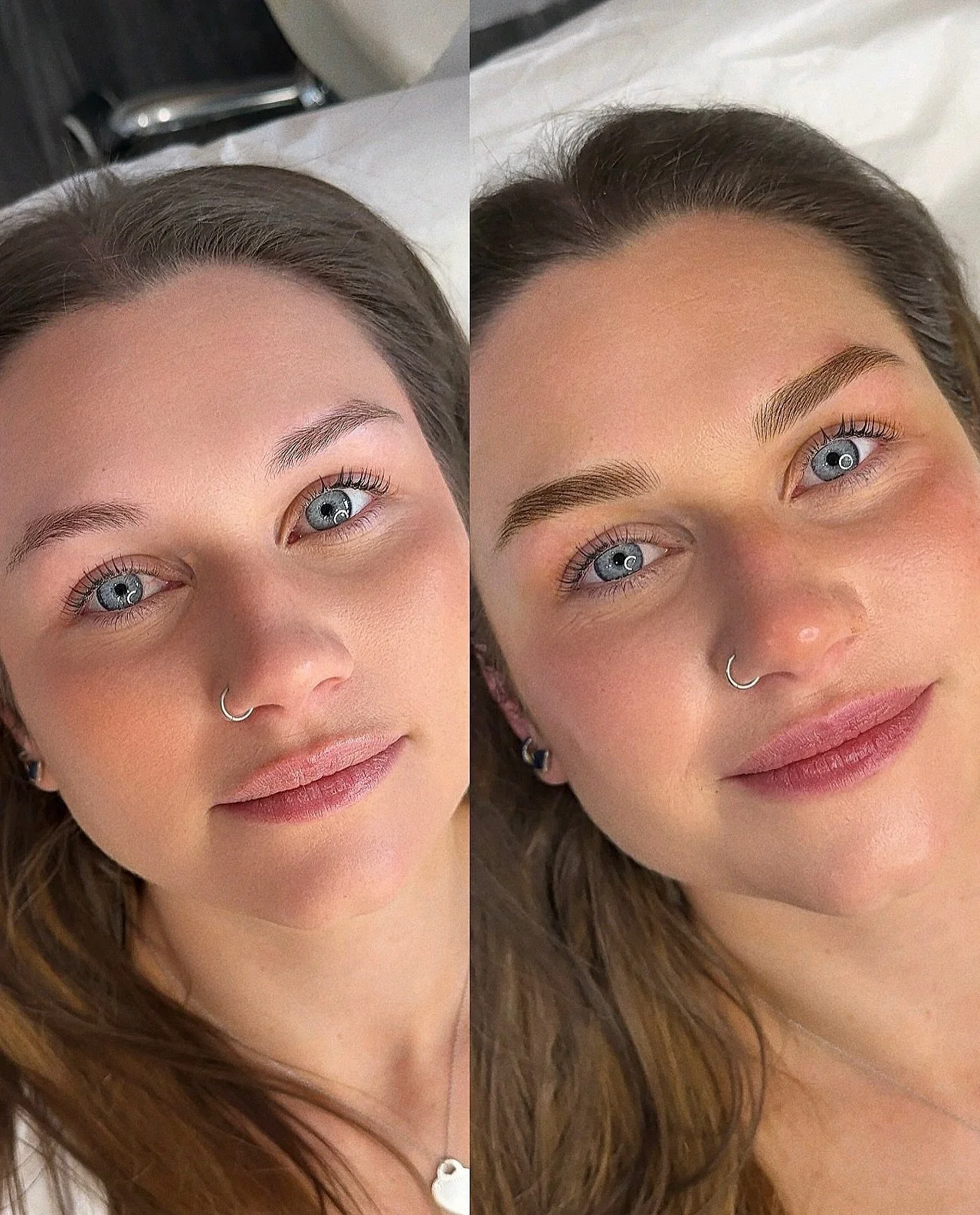 She came in and said, &ldquo;I just want my brows to look like me &mdash; but a little more put together.&rdquo; 🤍

We started by shaping and measuring her brows to make sure everything perfectly matched her facial features 🤍

Then I created the so